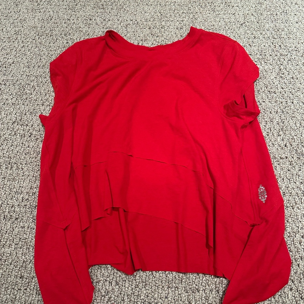 Free people movement tempo tank in red